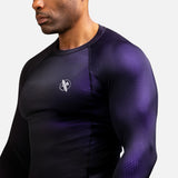 Hayabusa Rashguard Fusion Lange Mouwen - Zwart/Paars