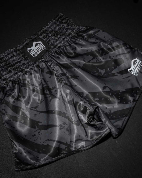 Pantalones de Muay Thai Phantom Athletics Tiger Camo – Gris