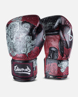 8 WEAPONS Bokshandschoenen Hanuman Yant - Zwart/Rood