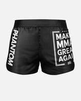 Phantom Athletics MMA Shorts Fusion-R Make MMA Great Again - Zwart