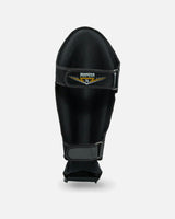 Booster Scheenbeschermers Warrior - Zwart