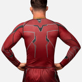 Marvel Rashguard Lange Mouwen Iron Man - Rood