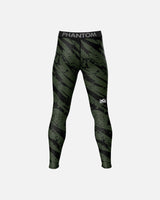 Phantom Athletics Compressie Shorts Camo Tiger - Legergroen