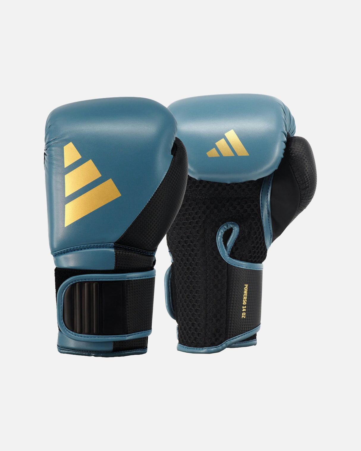 Guantes de boxeo Adidas Power 50 – Gris/Oro