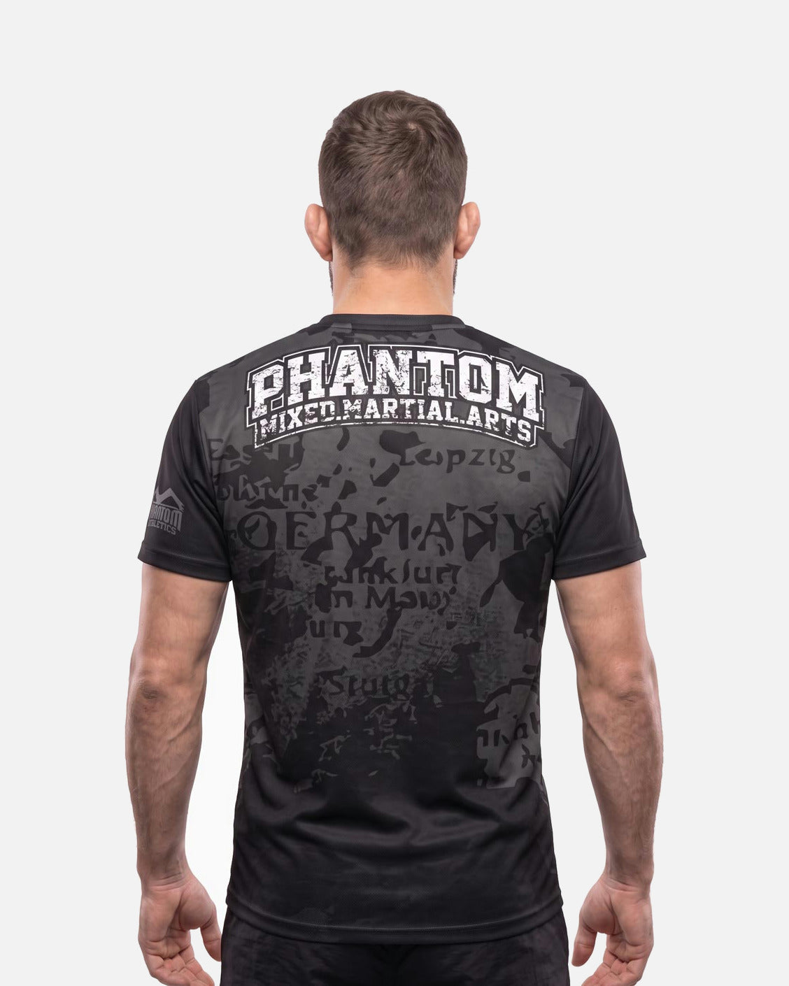 T-shirt d'entraînement Phantom Athletics EVO Germany Silver Eagle – Noir/Gris