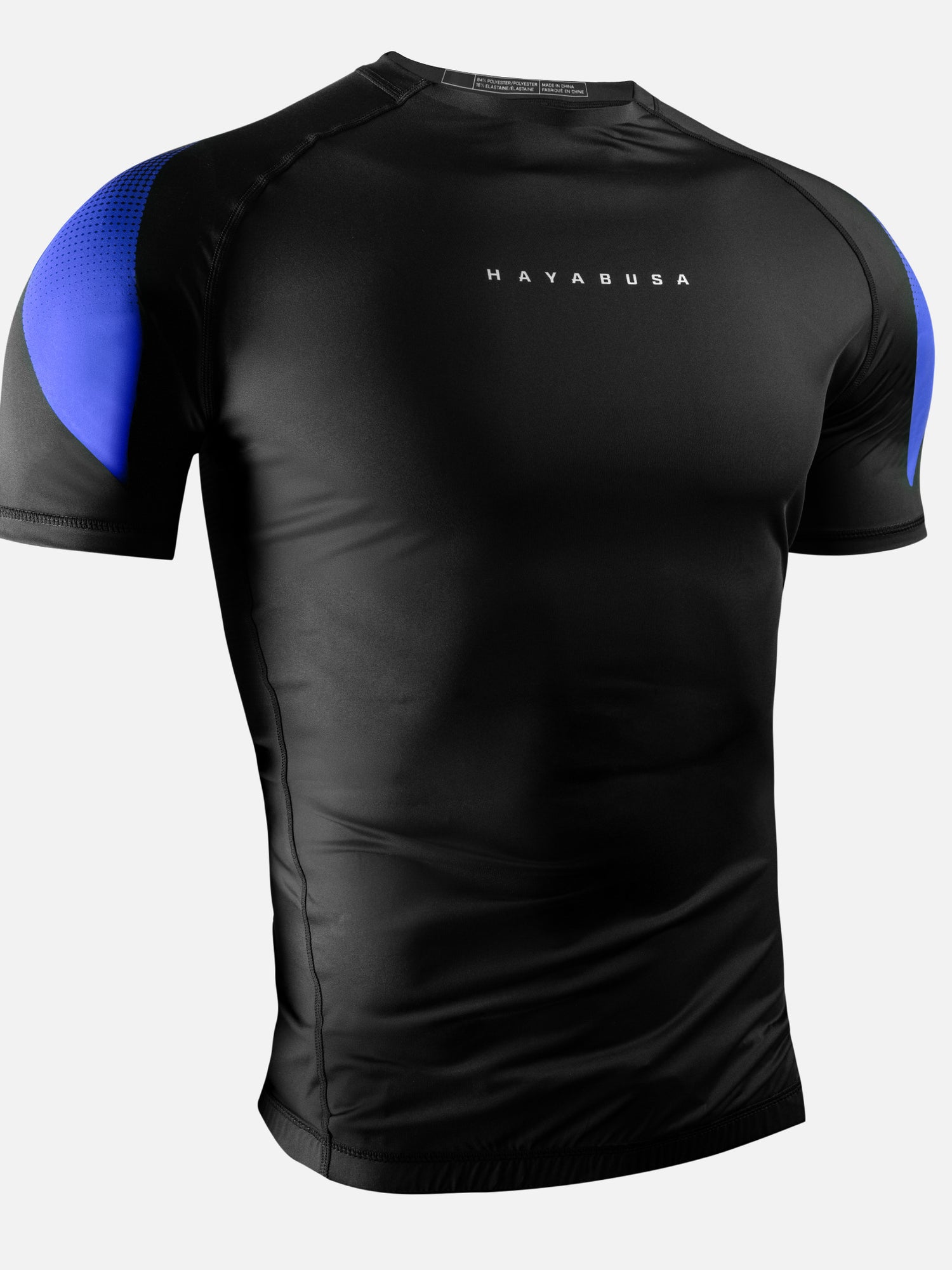Hayabusa Rashguard Pro Ranked Korta ärmar – Blå