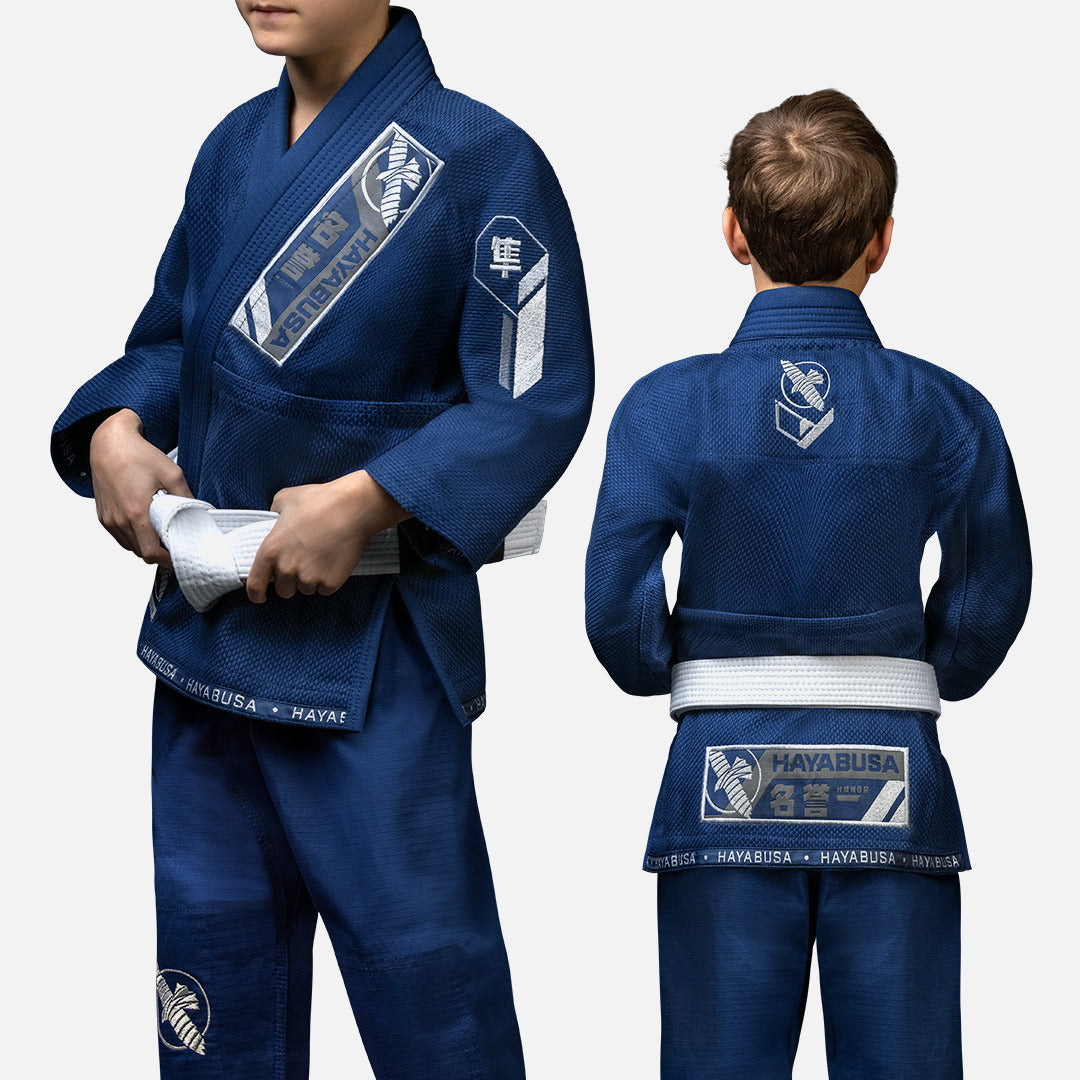 Hayabusa BJJ Gi Ascend Kinderen - Marineblauw