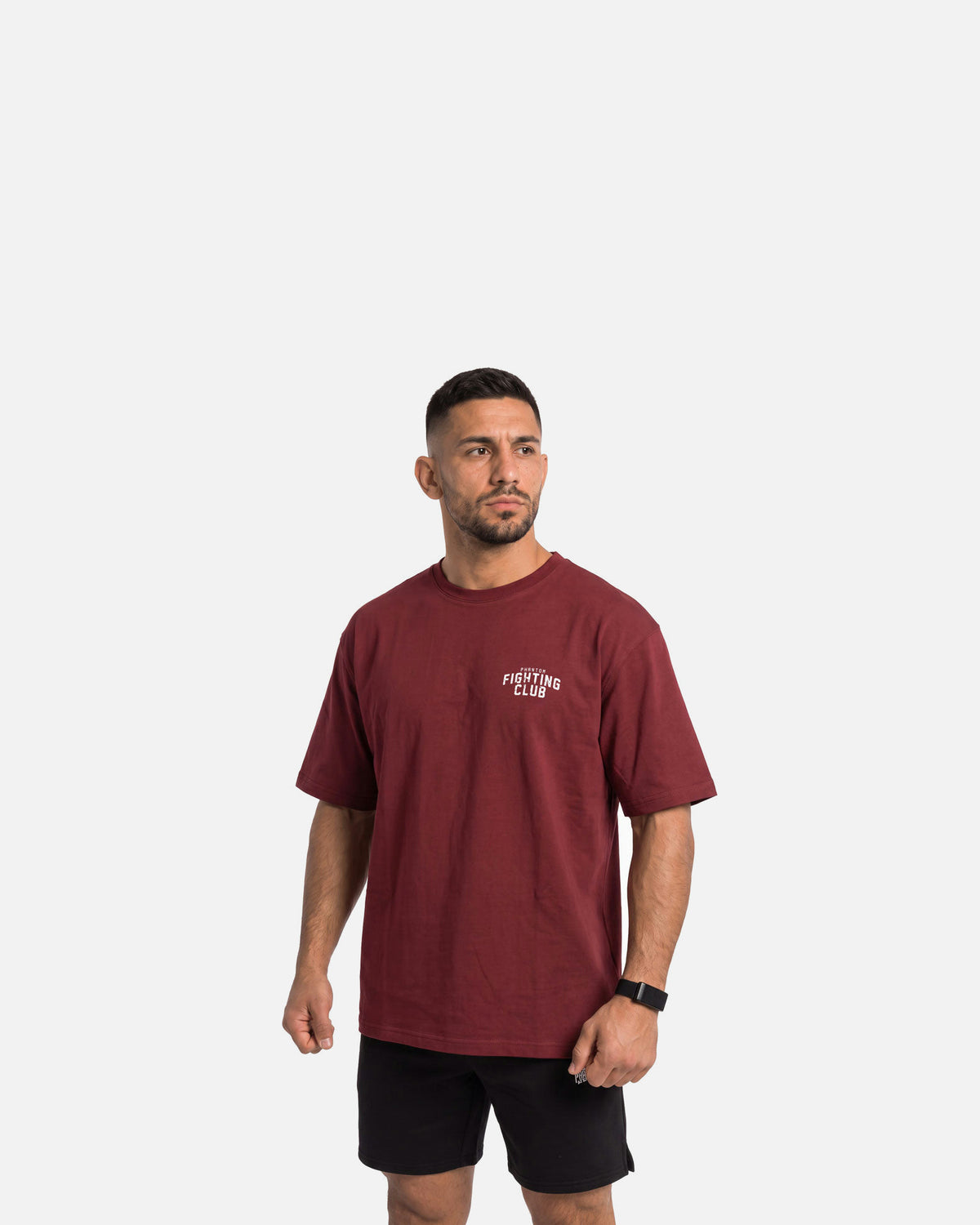 Phantom Athletics T-Shirt FIGHTING CLUB Oversize Heavy - Bordeaux Rood Rood Rood Rood Rood Rood
