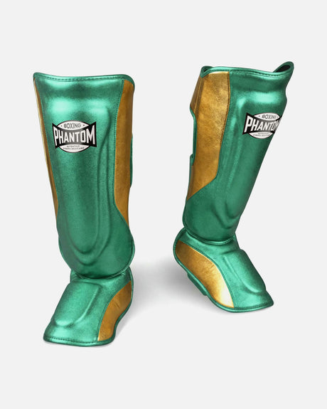 Caneleiras Phantom Athletics Mexico – Verde/Ouro