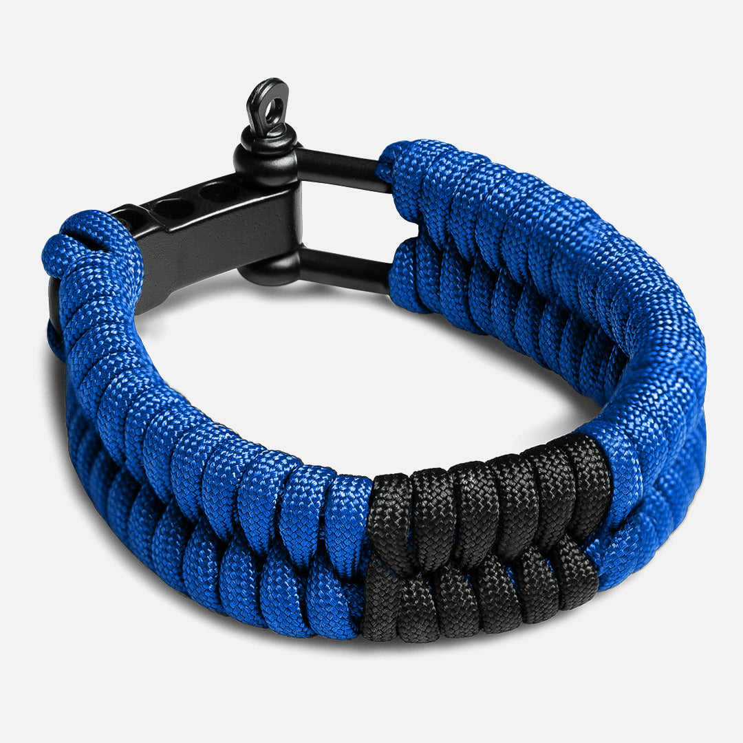 Hayabusa Paracord Jiu Jitsu Armband - Blauw