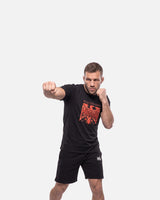 Phantom Athletics T-Shirt Germany Never Back Down - Zwart/Rood