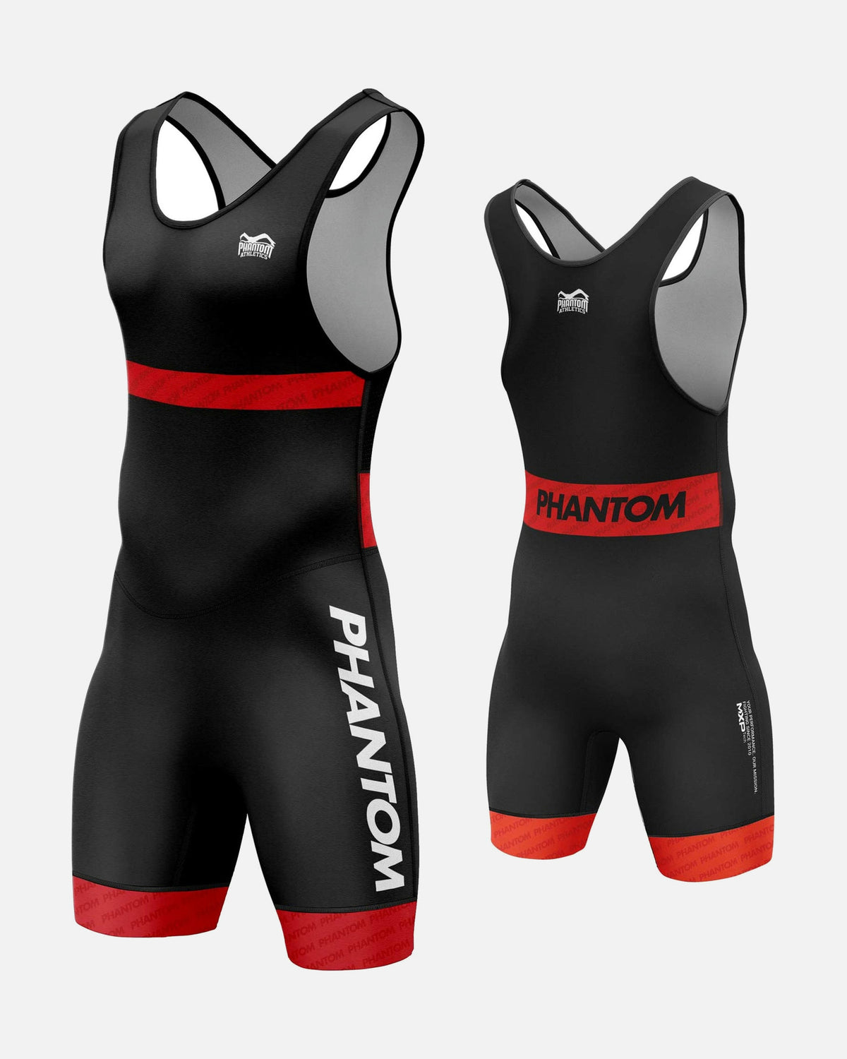 Zápasnické tílko Phantom Athletics Raptor – Červené/Modré