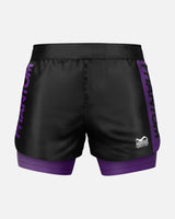 Pantaloncini a compressione Phantom Athletics Fusion-R 2in1 Ranked – Nero/Bianco