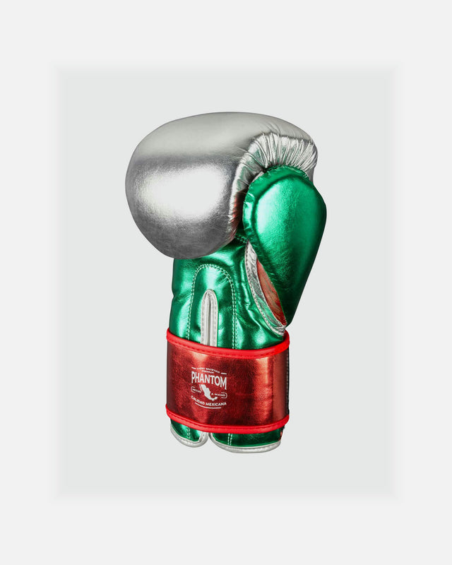 Phantom Athletics Bokshandschoenen Mexico - Zilver/Groen/Rood