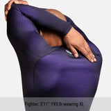 Hayabusa Rashguard Fusion Lange Mouwen - Zwart/Paars