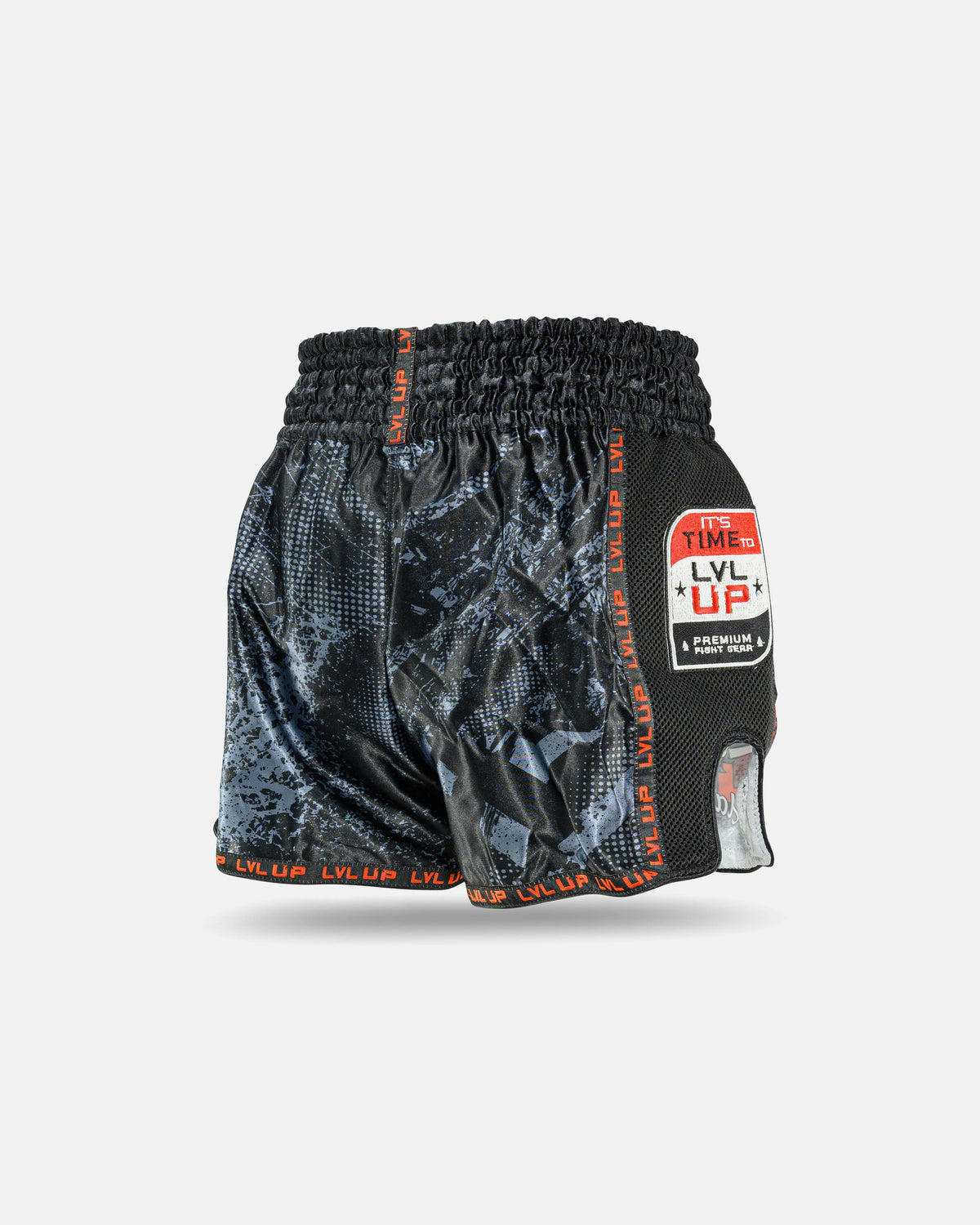 LVL UP Muay Thai Shorts Stadium - Zwart