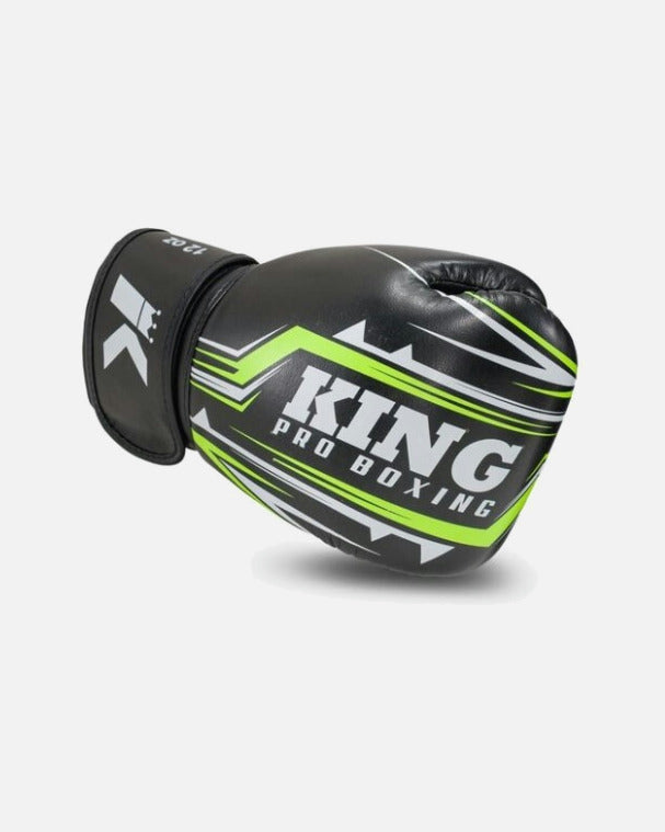King Pro Boxing Boxhandschuhe Spartan – Schwarz