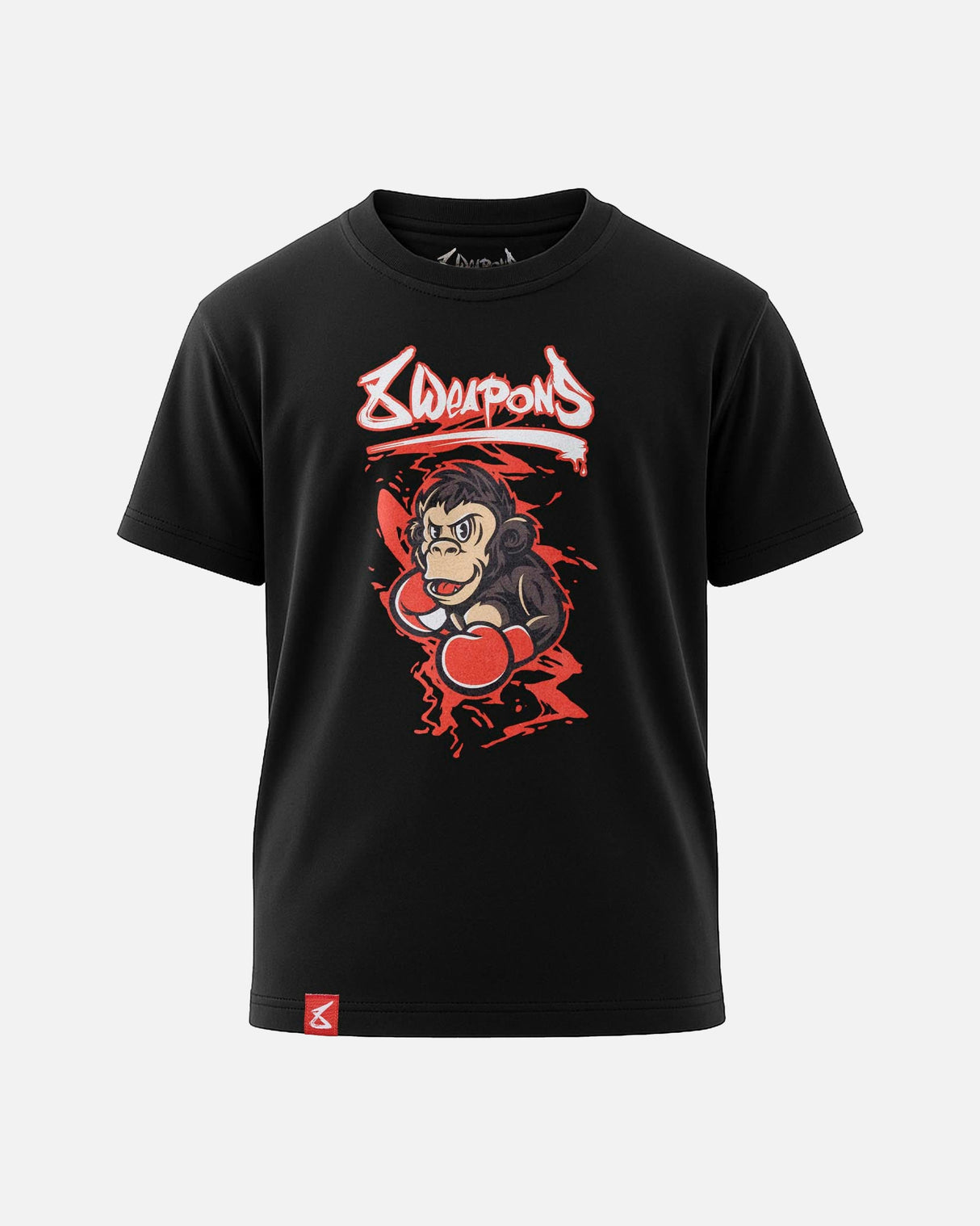 8 WEAPONS T-Shirt Joe - Zwart/Rood