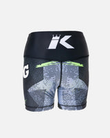 King Pro Boxing Compressie Shorts Shadow 2 Dames - Zwart