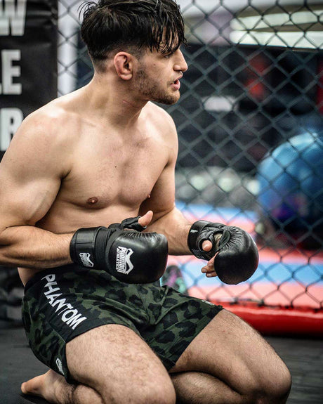Shorts de MMA Phantom Athletics Fusion – Jaguar Vert kaki