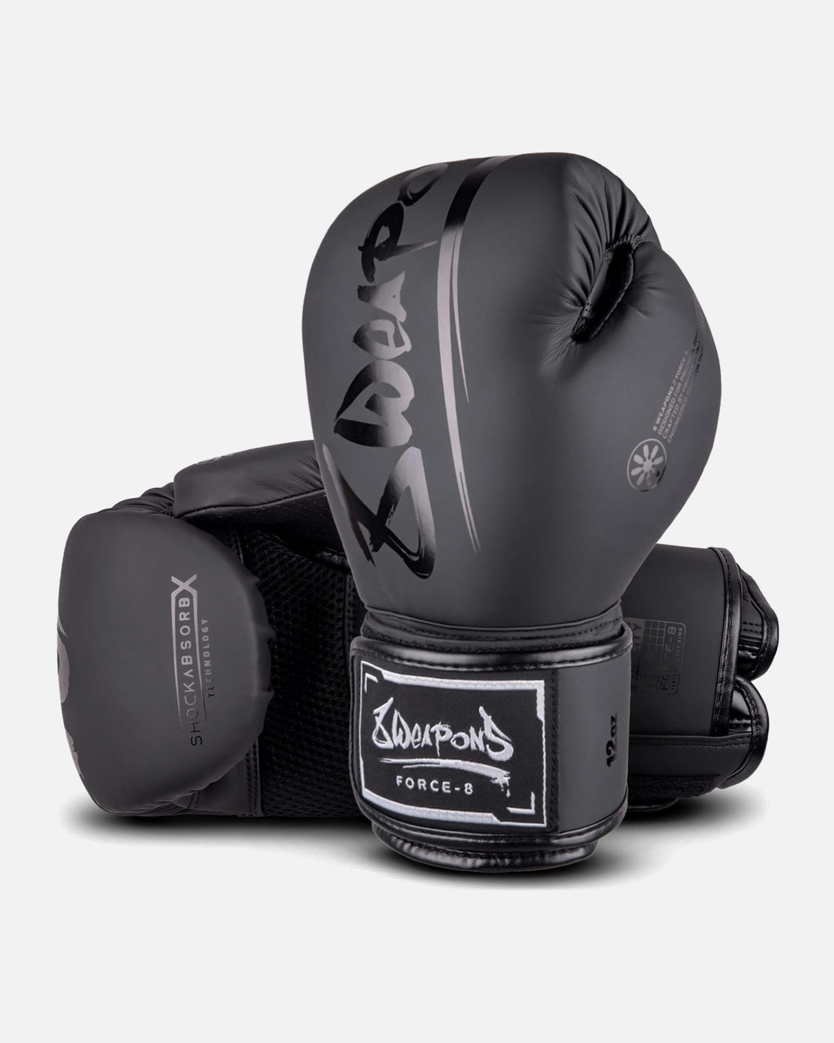 8 WEAPONS Bokshandschoenen Force 8 - Zwart