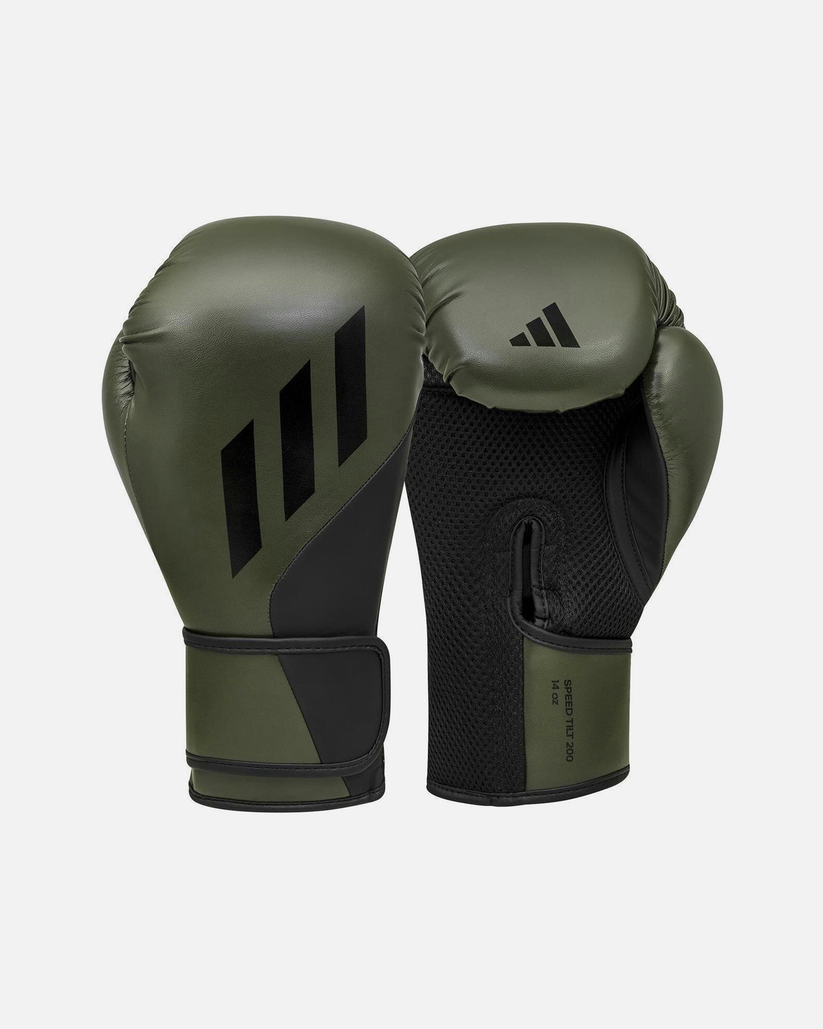 Luvas de boxe Adidas Speed Tilt 200 – Verde-oliva/Preto