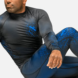 Hayabusa Compressie Shorts Geo - Blauw