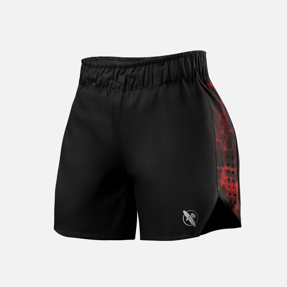 Hayabusa x UFC BJJ MMA Shorts Dames - Zwart/Rood
