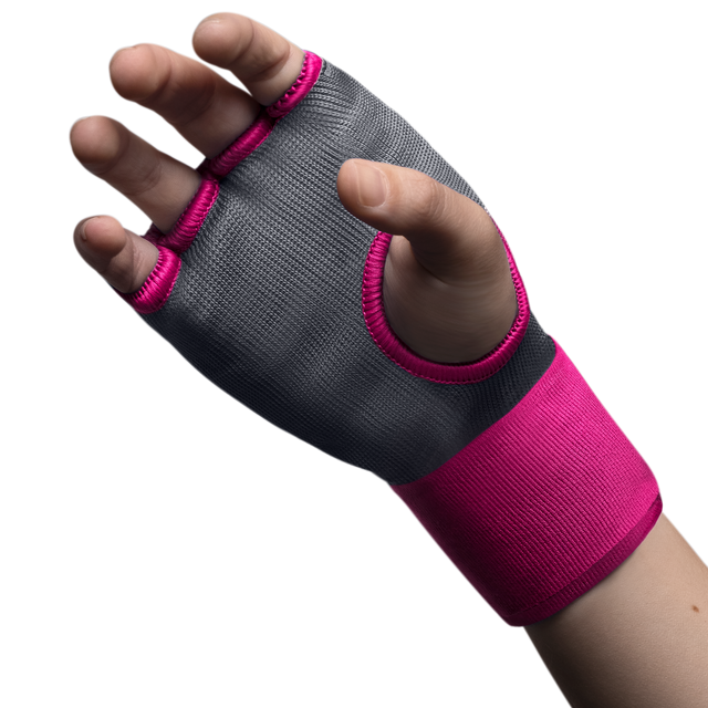 Hayabusa Innerhandskar Quick Gel - Grå/Rosa
