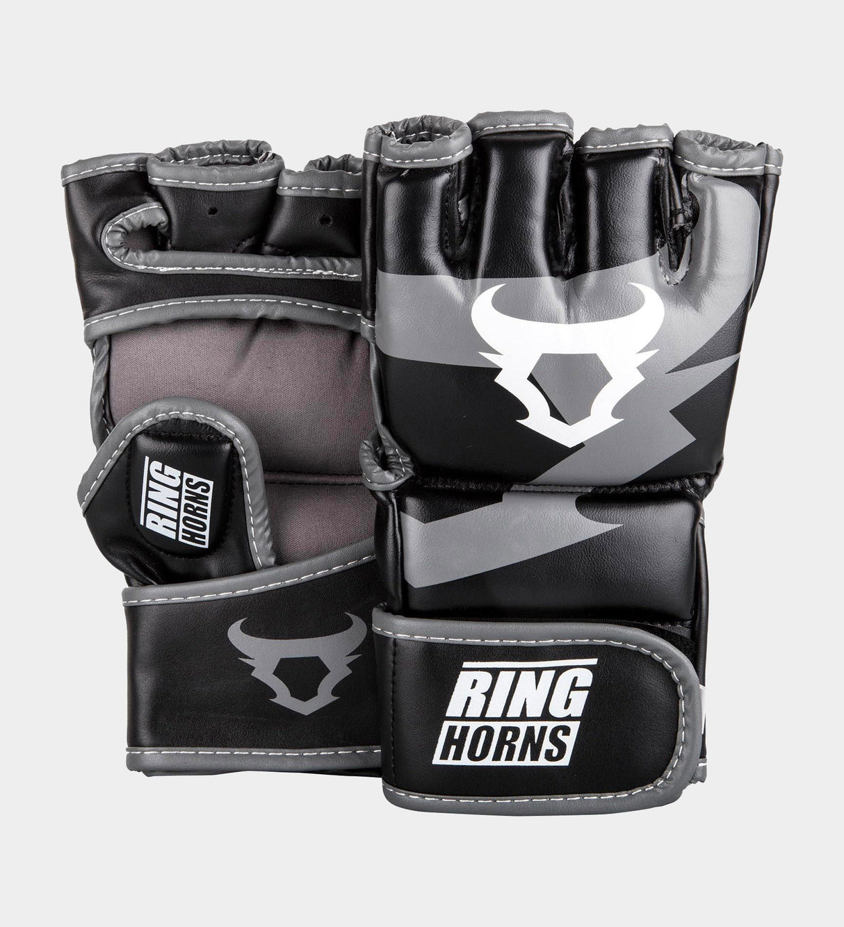 Ringhorns MMA Handschoenen Charger - Zwart/Grijs - MMA Handschoenen