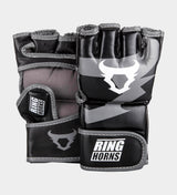 Ringhorns MMA Handschoenen Charger - Zwart/Grijs - MMA Handschoenen