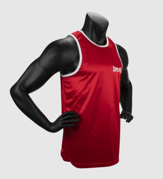 Super Pro Boks Tank Top Club - Rood/Wit