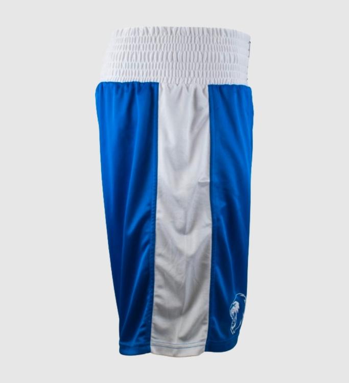 Super Pro Boksbroek Club - Blauw/Wit - Shorts