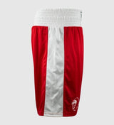 Super Pro Boksbroek Club - Rood/Wit - Shorts