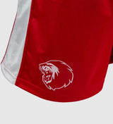 Super Pro Boksbroek Club - Rood/Wit - Shorts