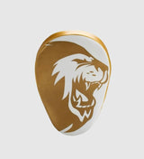 Super Pro Handpads Curved Kunstleer - Wit/Goud - Trap & Stootkussens