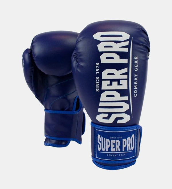 Super Pro Bokshandschoenen Champ - Blauw/Wit