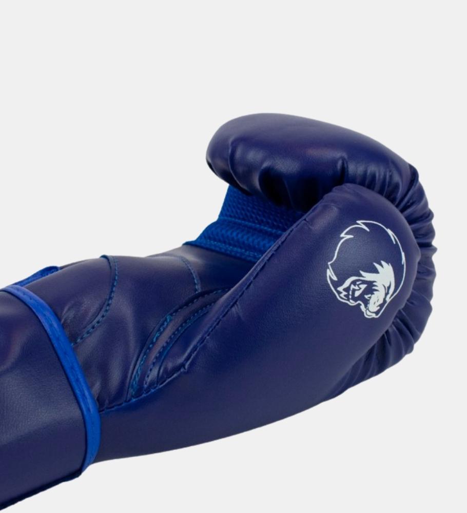Super Pro (Kick)Bokshandschoenen Champ - Blauw/Wit - (Kick)Bokshandschoenen