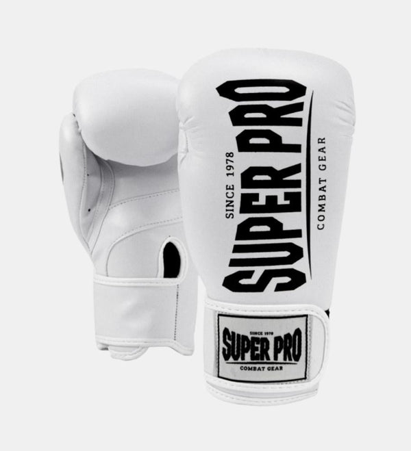Super Pro Bokshandschoenen Champ - Wit/Zwart