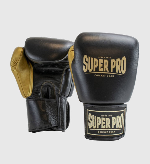Super Pro Bokshandschoenen Enforcer - Zwart/Goud