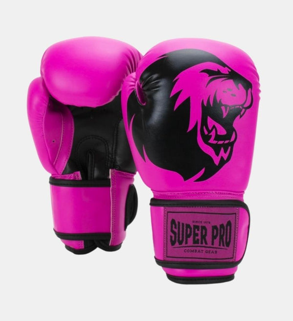 Super Pro Bokshandschoenen Talent Kids - Roze/Zwart