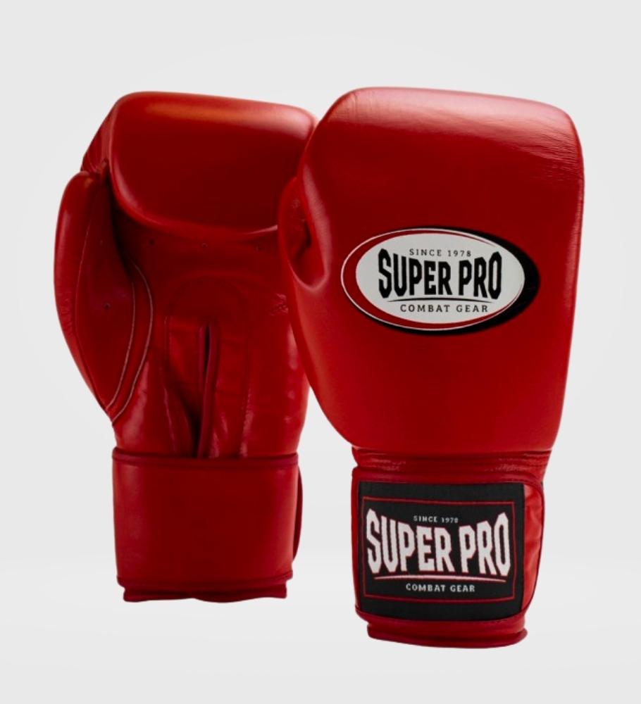 Super Pro (Kick)Bokshandschoenen Thai Pro - Rood - (Kick)Bokshandschoenen