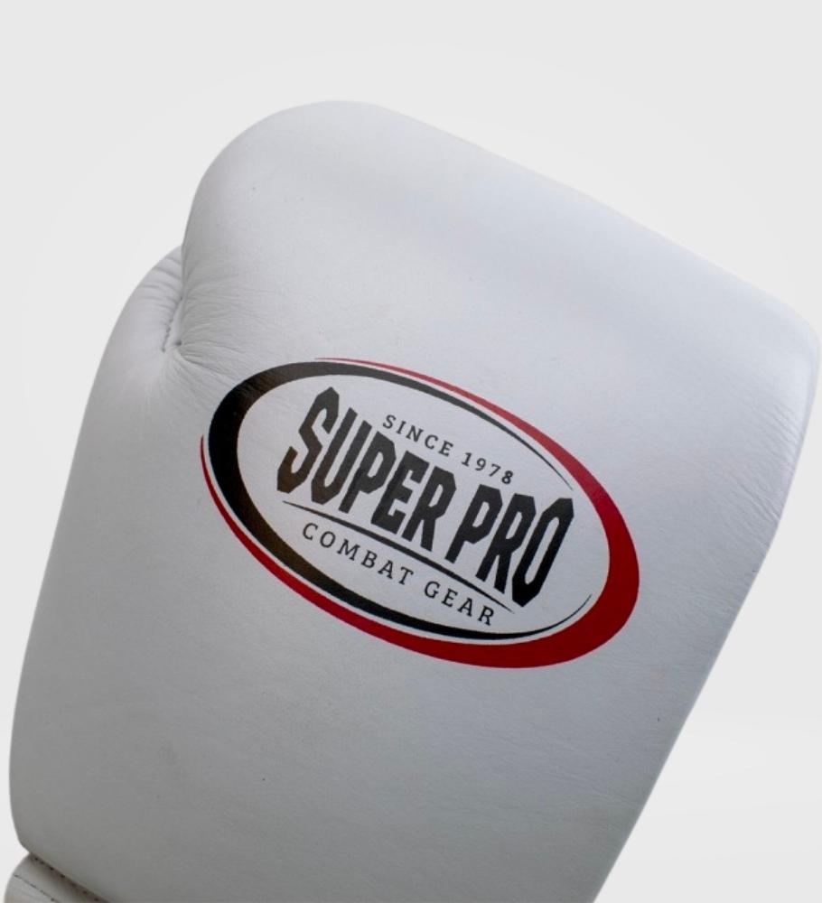 Super Pro (Kick)Bokshandschoenen Thai Pro - Wit - (Kick)Bokshandschoenen
