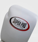 Super Pro (Kick)Bokshandschoenen Thai Pro - Wit - (Kick)Bokshandschoenen