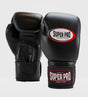 Super Pro (Kick)Bokshandschoenen Thai Pro - Zwart - (Kick)Bokshandschoenen
