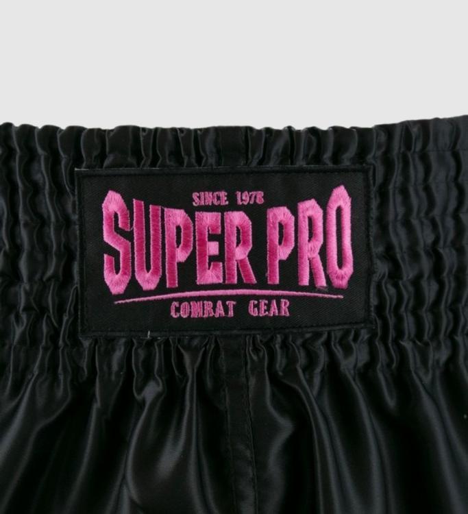 Super Pro Kickboks Broekje Brave - Zwart/Roze - Shorts