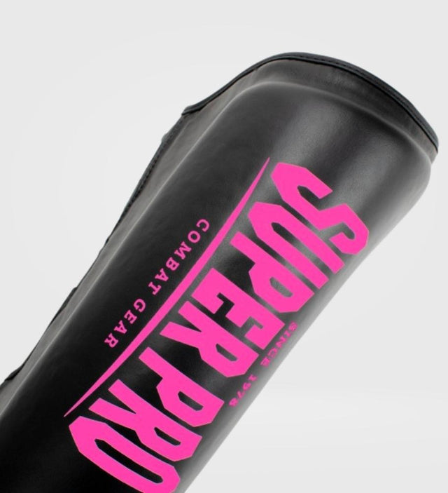 Chrániče holení Super Pro Kickboks Protector – Černé/Růžové