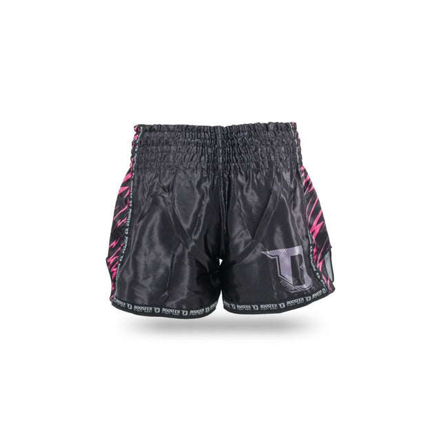 Pantalones de kickboxing Booster Combat Niños – Negro/Rosa