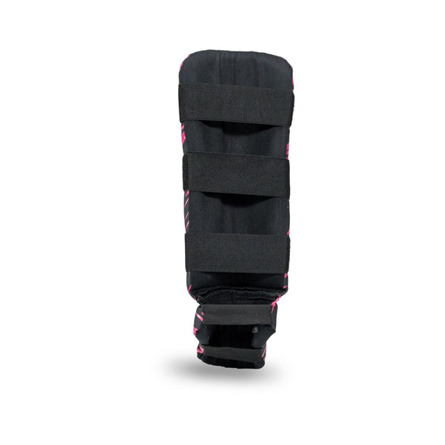 Booster Kickboks Scheenbeschermers Combat Kinderen - Zwart/Roze