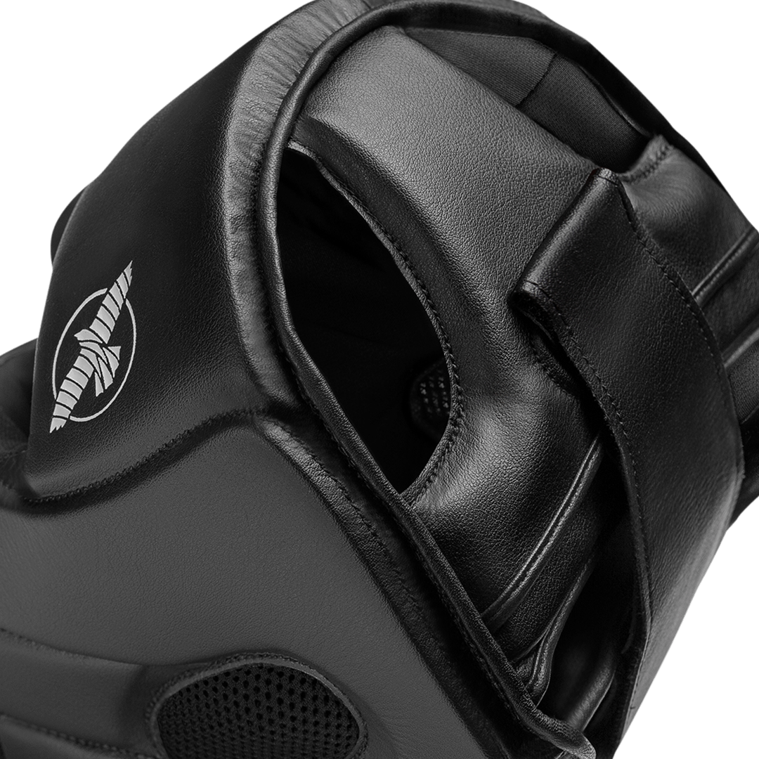 Hayabusa Hoofdbeschermer T3 met wang bescherming - Zwart